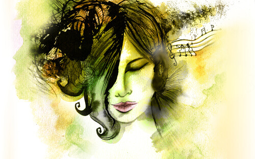 Accese la musica per prendersi una pausa dalla sua vita