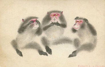 L’insegnamento delle tre sagge scimmie del santuario di Toshogu