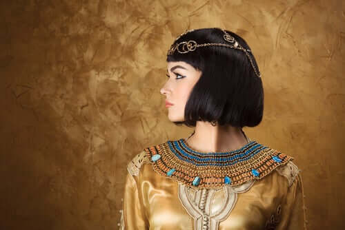 Rappresentazione iconica di cleopatra ultimo faraone d'egitto